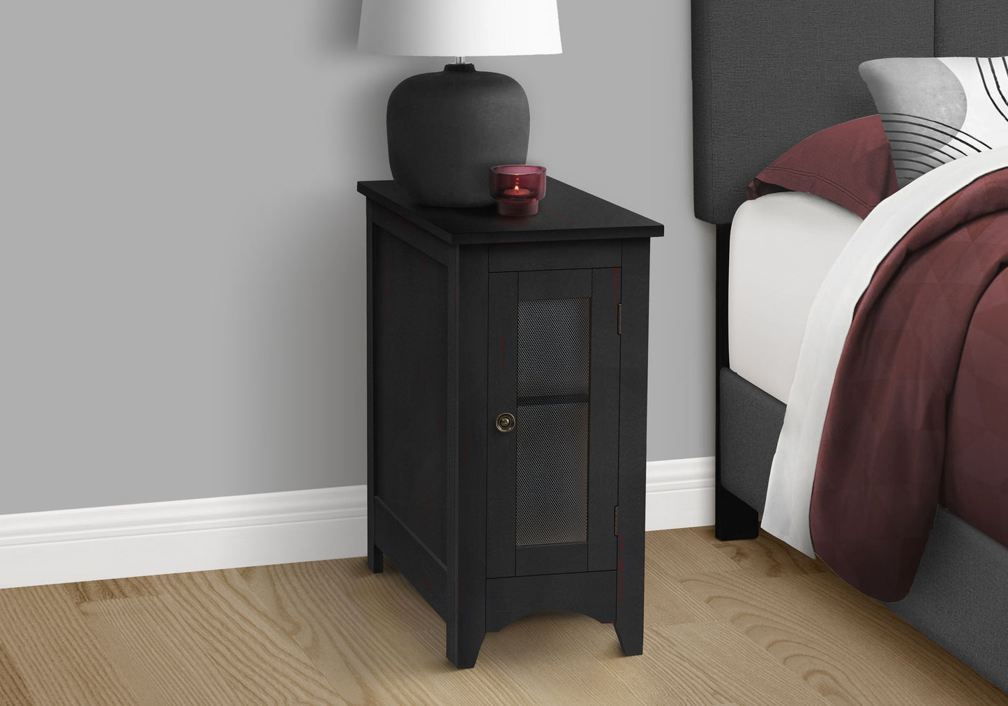 Accent End Table Transitional - Black
