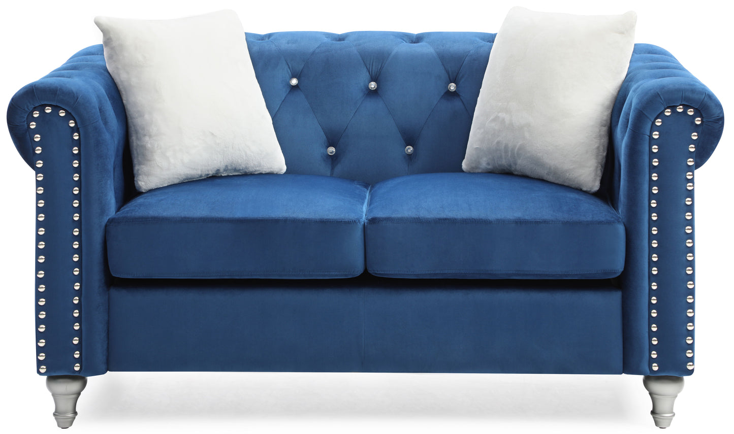 Chic Loveseat - Navy Blue