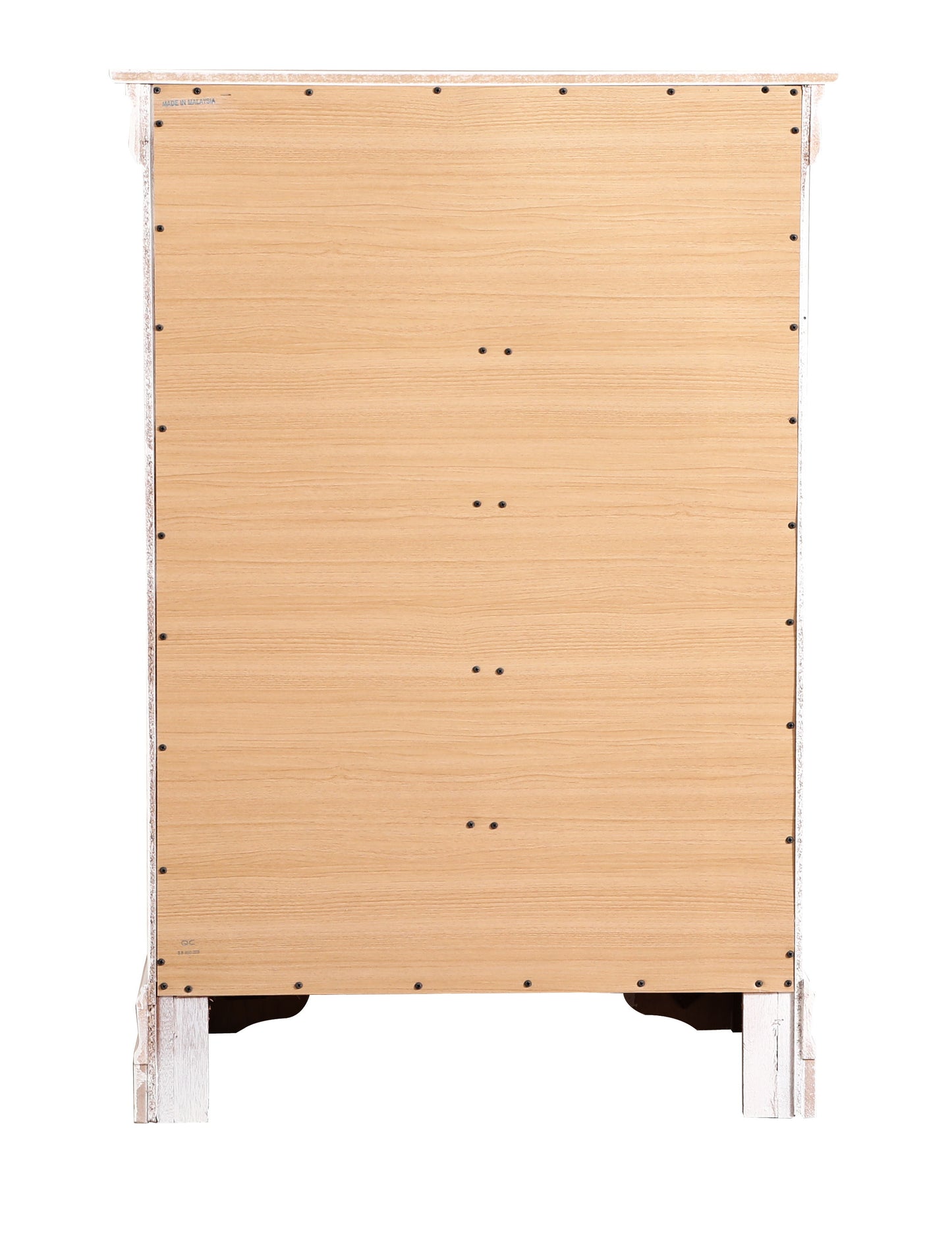 Traditional Style Storage Chest - White