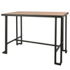 Roman - Industrial Counter Table - Gray / Natural