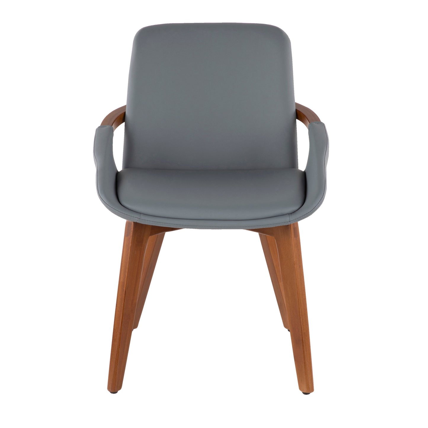 Cosmo - Mid-Century Chair - Walnut / Gray