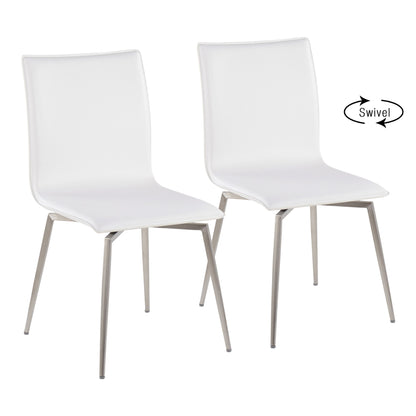 Mason - Contemporary Upholstered Chair (Set of 2) - White