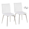 Mason - Contemporary Upholstered Chair (Set of 2) - White