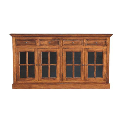 Large Glazed Sideboard - Chestnut