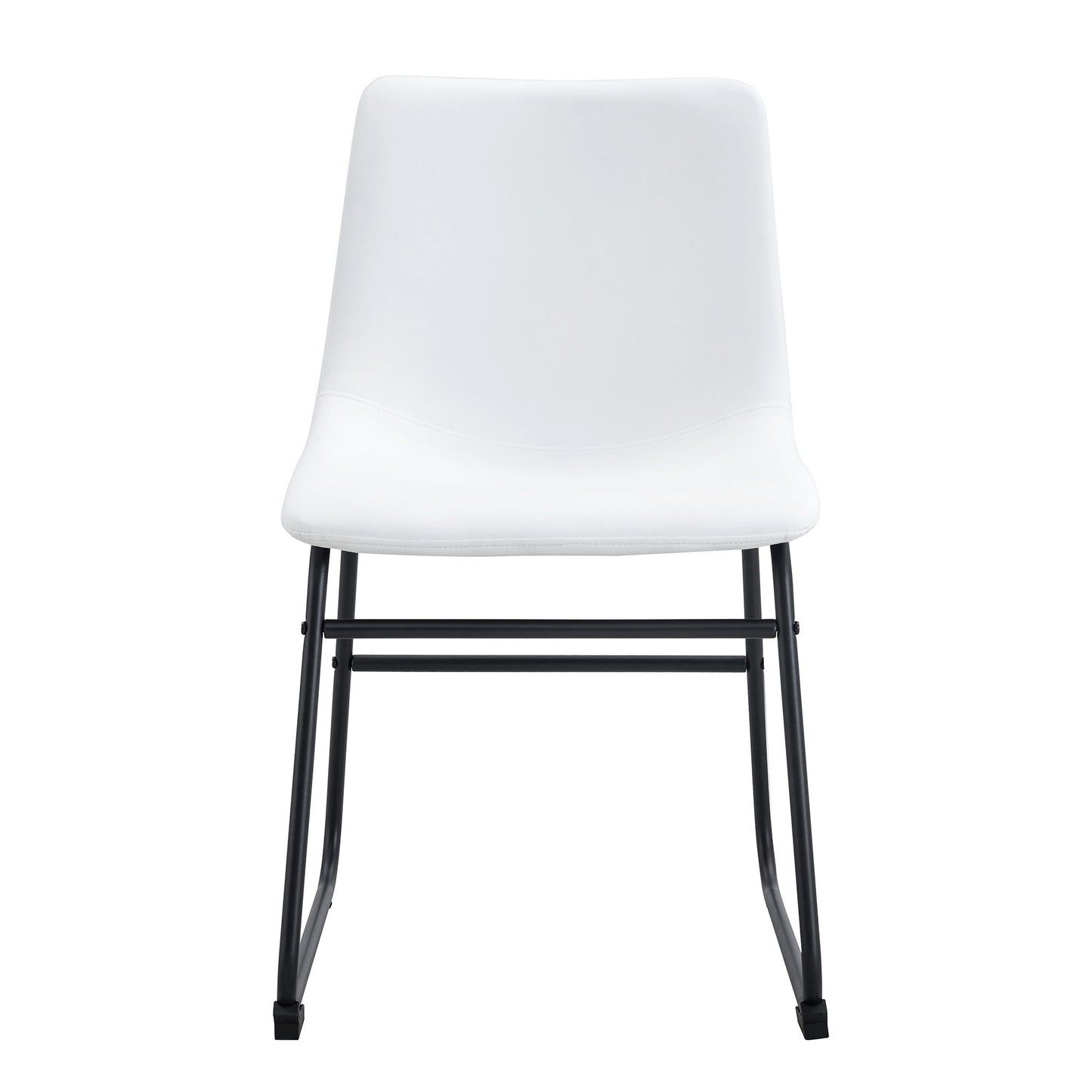 (Set of 4) Classic Chairs, A Stylish Seat Perfect For Modern Minimalist And Industrial Style Environments - White