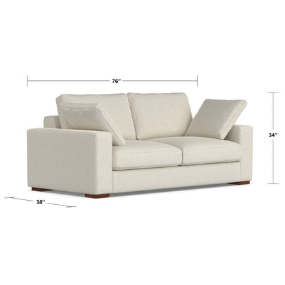 Charlie - Deep Seater Sofa - Cream