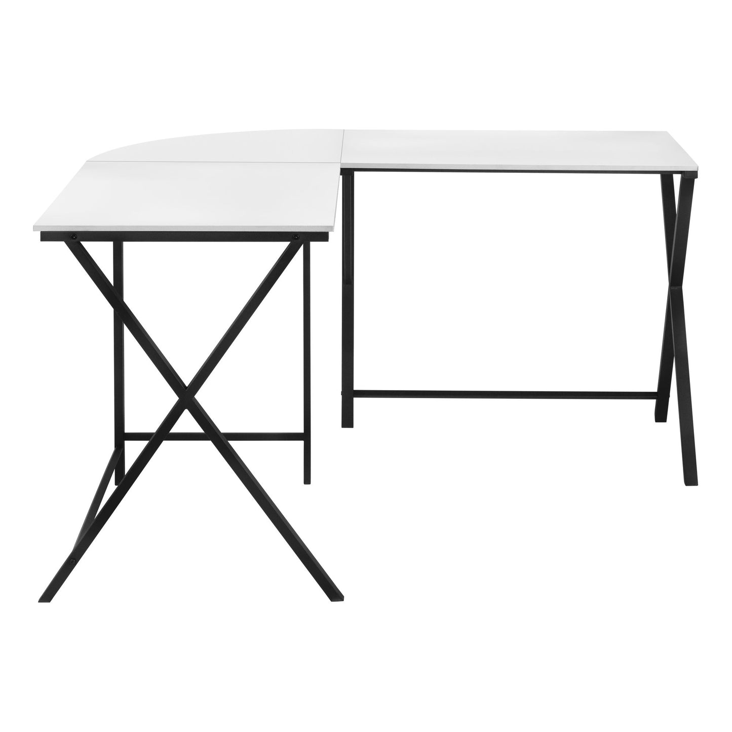 Computer Desk, Home Office, Corner, L Shape, Contemporary & Modern - White