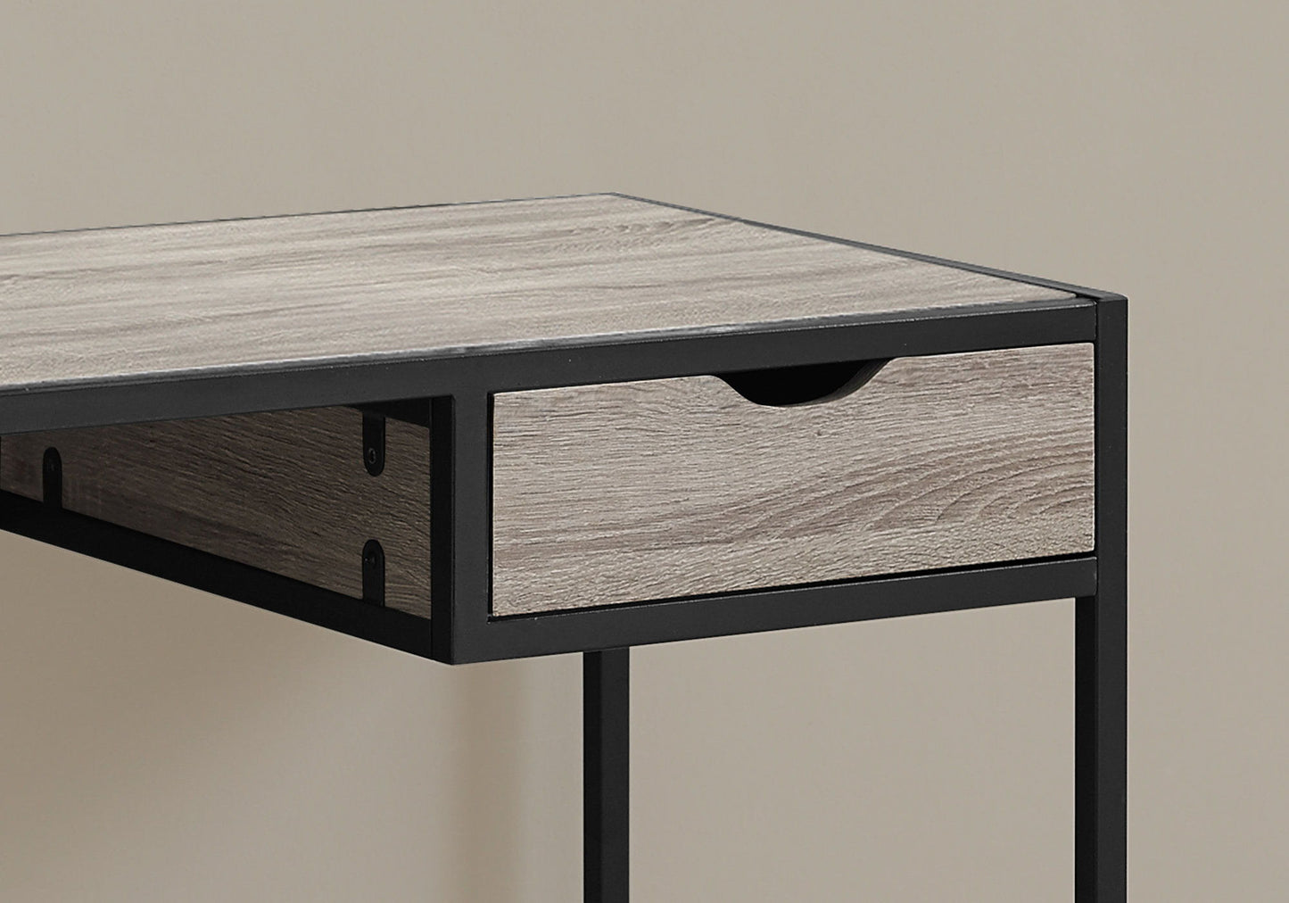 Computer Desk For Home Office, Laptop, Storage Drawer, Contemporary & Modern - Taupe