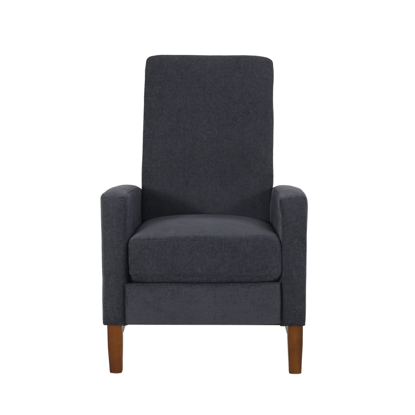 Wide Hand Manual Club Recliner - Charcoal