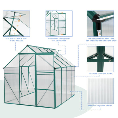 Outdoor Patio Greenhouse - Green