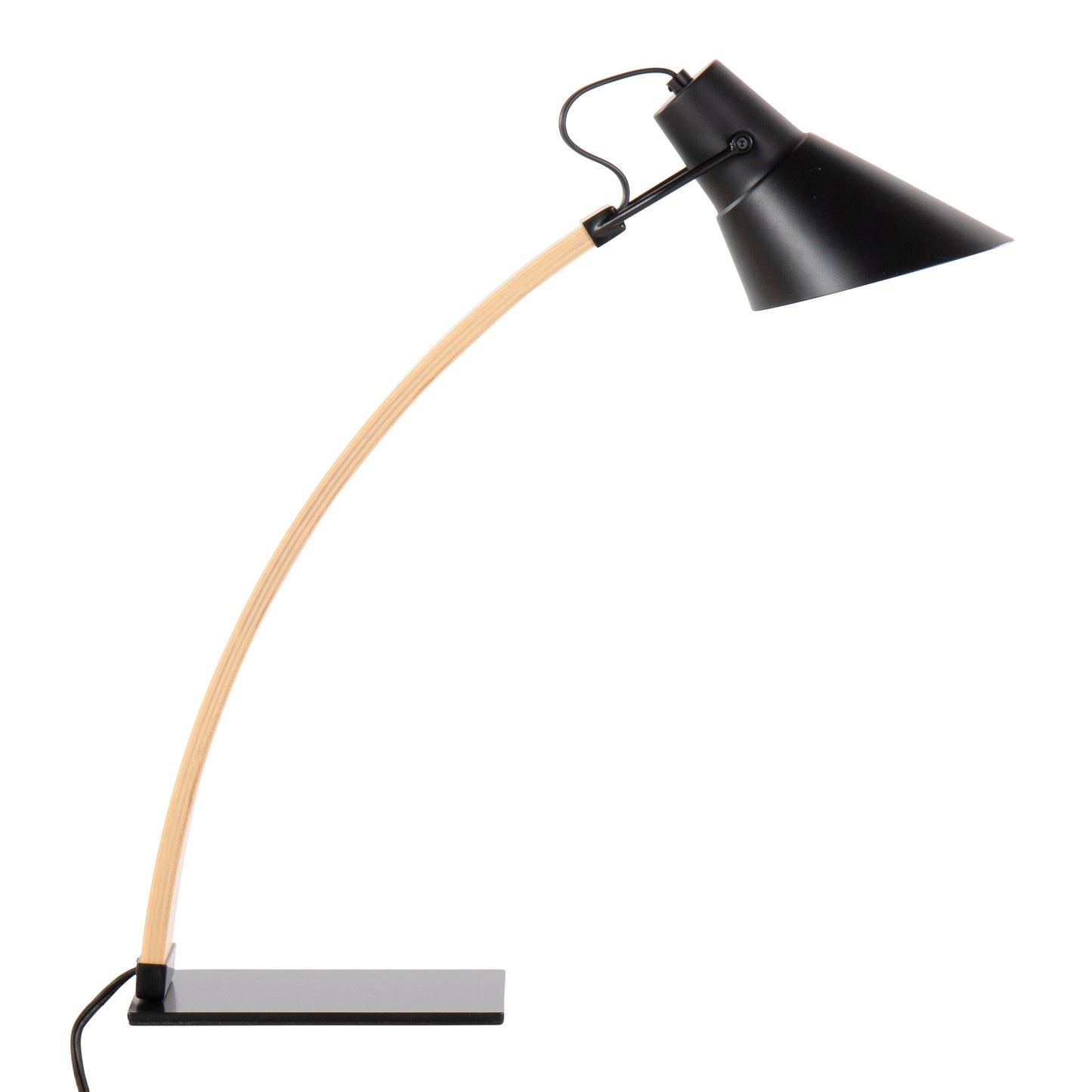 Noah - Contemporary Table Lamp - Natural / Black