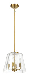 Soiree - 4 Candle Lights Pendant - Clear / Gold