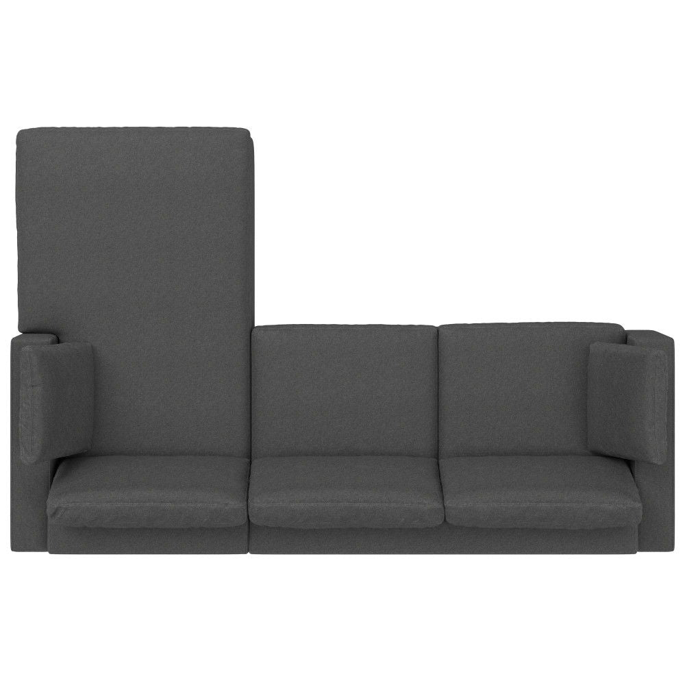 Charlie - Deep Seater Right Sectional Sofa - Gray