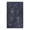 Maval - 3' X 5' Washable Area Rug - Black / Gray