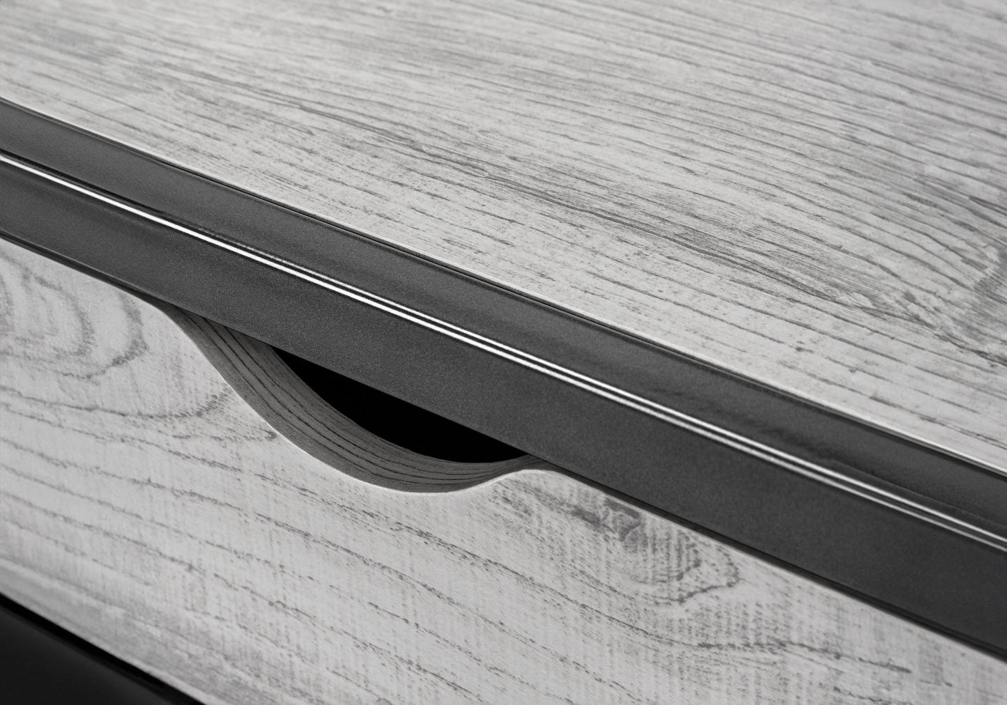 Computer Desk For Home Office, Laptop, Storage Drawer, Contemporary & Modern - Gray