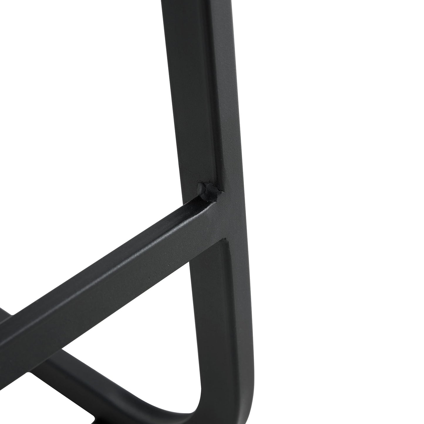 Chair Barstool Dining Counter Height Chair (Set of 2) - Black