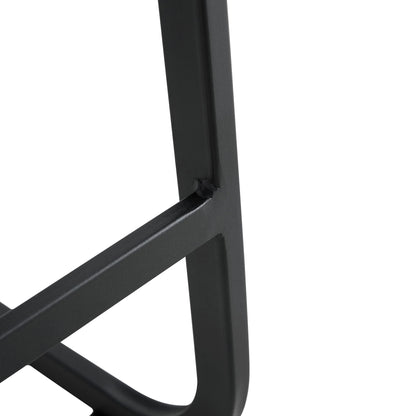 Chair Barstool Dining Counter Height Chair (Set of 2) - Black