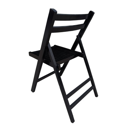 Folding Special Event Chairs, Foldable Style (Set of 4) - Black
