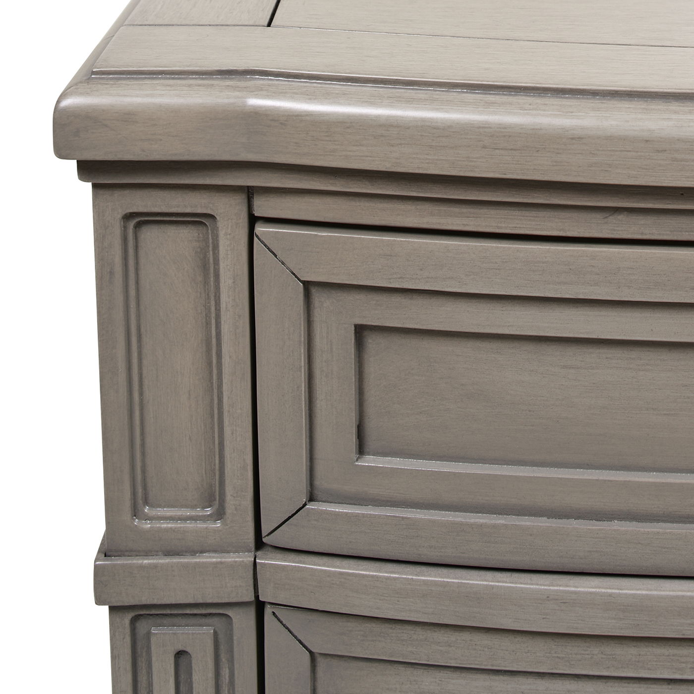Dauphin - 3 Drawer Accent End Table - Merino White