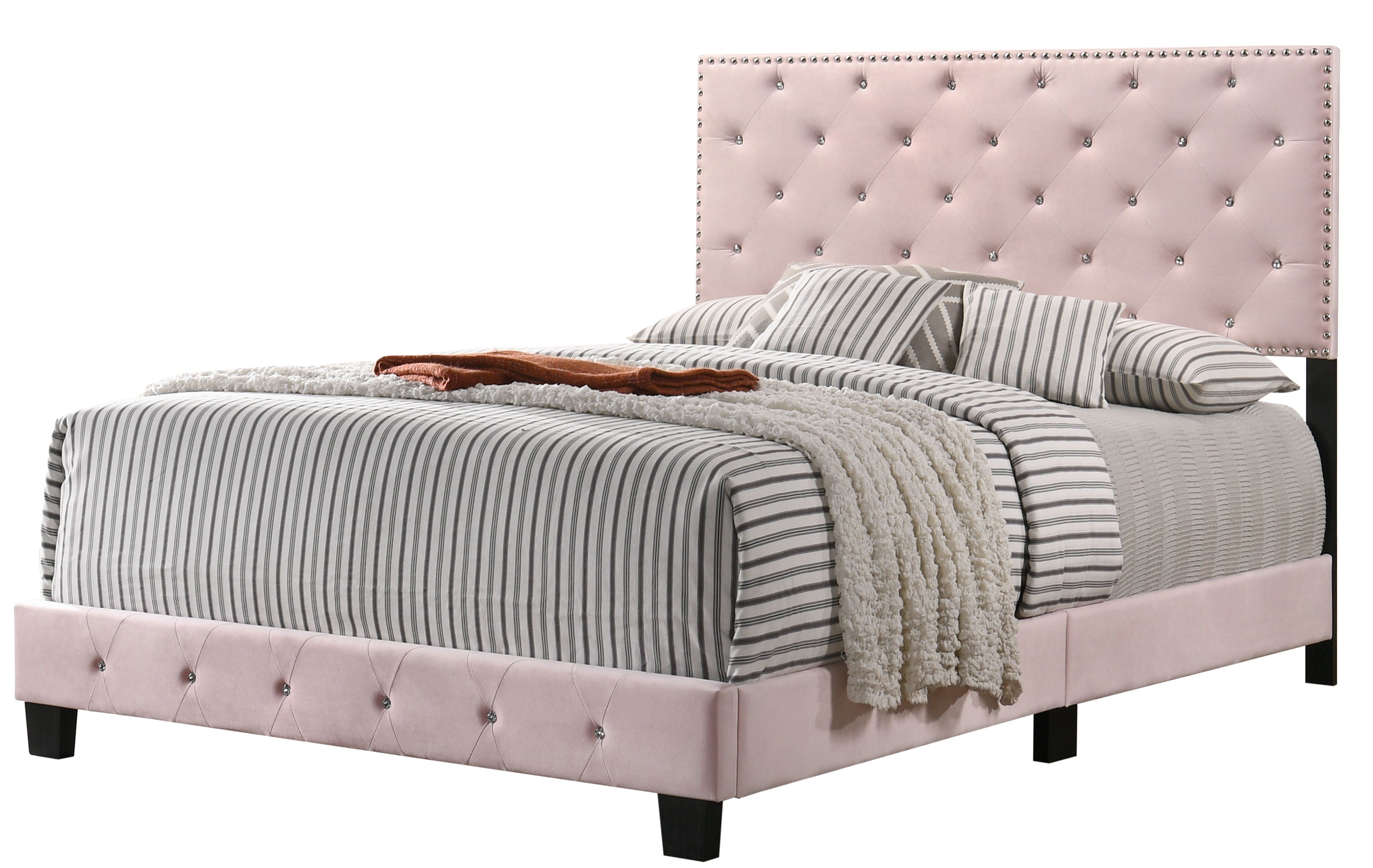 Suffolk - King Bed - Pink