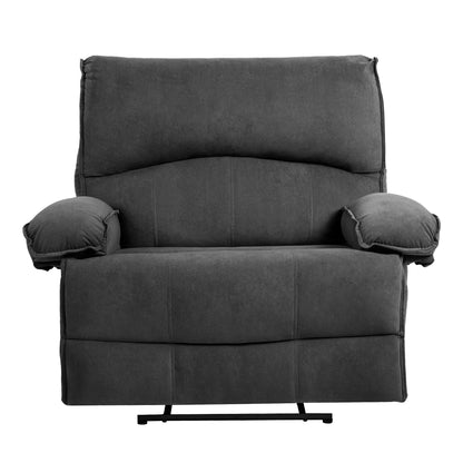 Oversized Manual Recliner Chair Sofa For Living Room - Gray