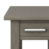 Kitchener - Narrow Side Table - Farmhouse Gray
