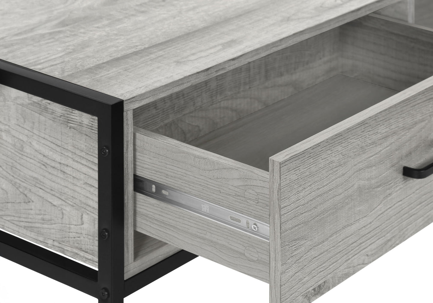 TV Stand, Console, Media Entertainment Center, Storage Drawer, Contemporary & Modern - Gray