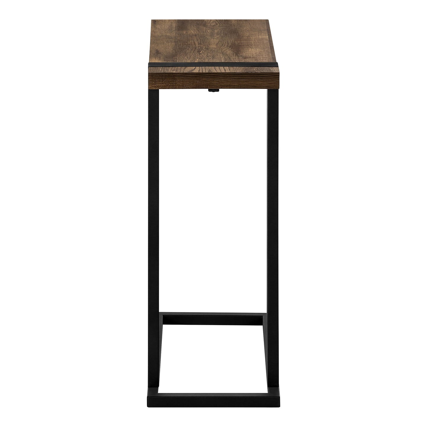 Accent Table, C - Shaped, Stylish Modern - Brown