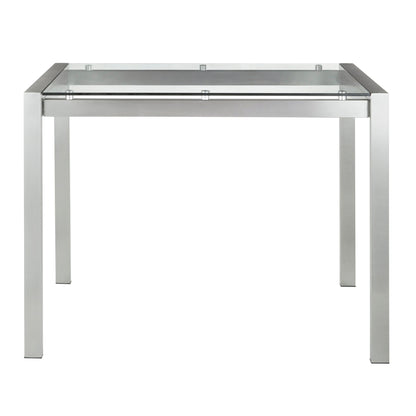 Fuji - Contemporary Counter Table - Clear