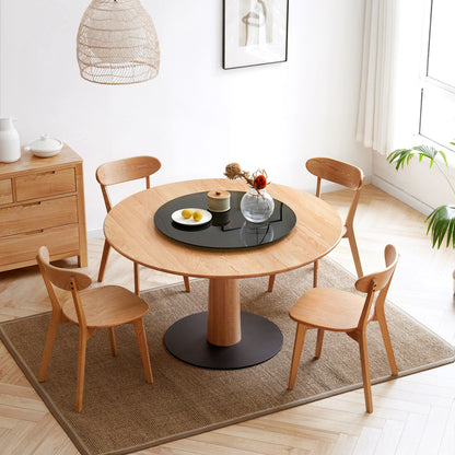 Simple Dining Chair, Solid Chair Table For Living Room Chair - Natural