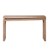 Slim Console Table, Narrow Entryway Table With Bead Detail - Light Natural / Natural