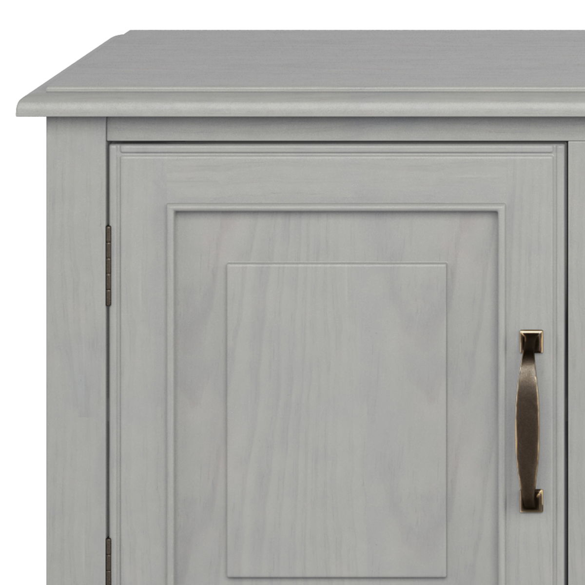 Connaught - Wide TV Stand - Fog Gray