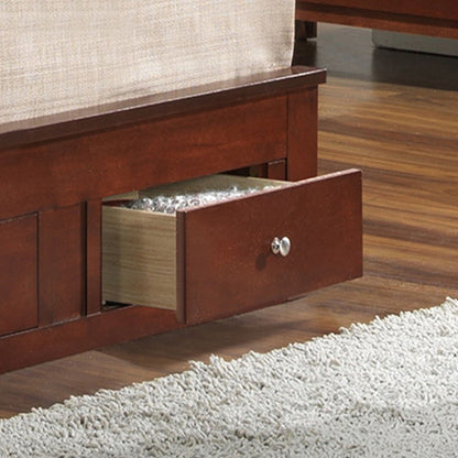 Twin Storage Bed With Versatile Appeal - Cherry