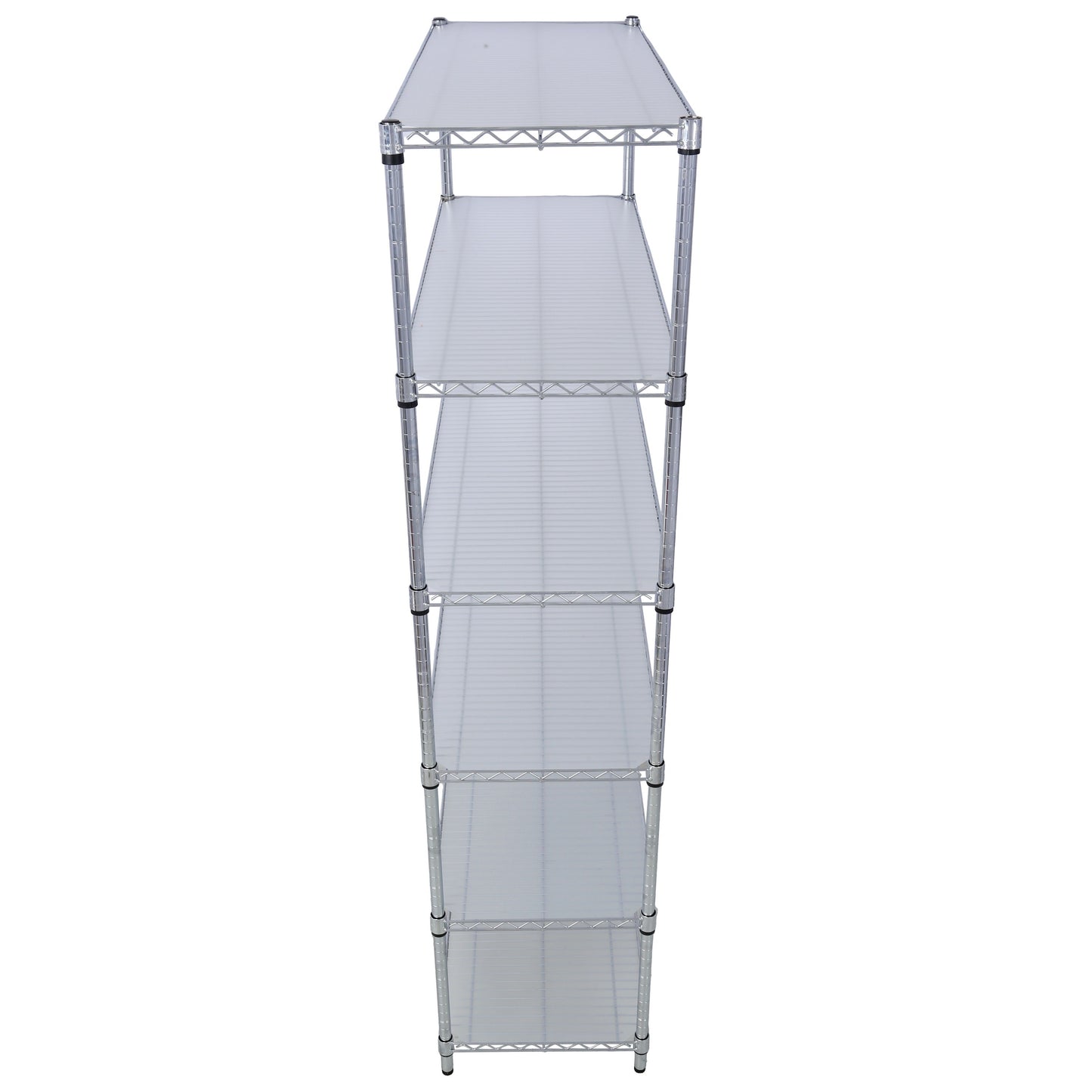 6 Tier 6000Lbs Capacity Nsf Metal Shelf Wire Shelving Unit, Heavy Duty Adjustable Storage Rack With Wheels & Shelf Liners For Commercial Grade Utility Steel Storage Rack - Chrome