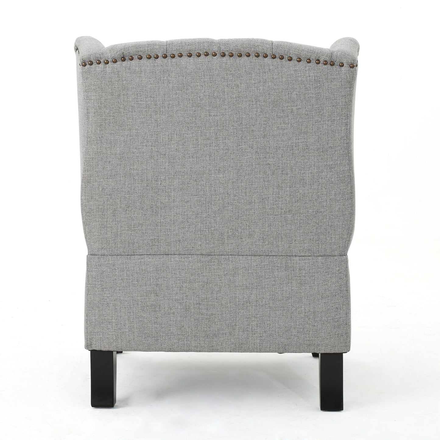 Upholstered Accent Chair, Mid Century Modern Arm Chair, Reading Chair For Living Room, Bedroom - Gray