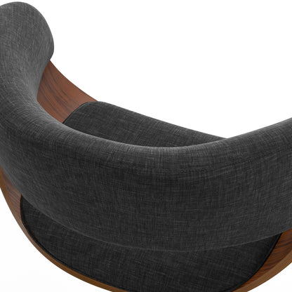 Sheldon - Adjustable Swivel Bar Stool - Charcoal Gray