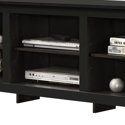 Benito - TV Stand With Open Shelves And Cable Management - Black