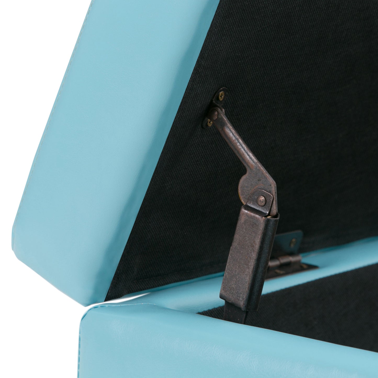 Avalon - Storage Ottoman Bench - Soft Blue