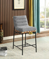 Lahni - Boucle Fabric Counter Height Chair - Gray