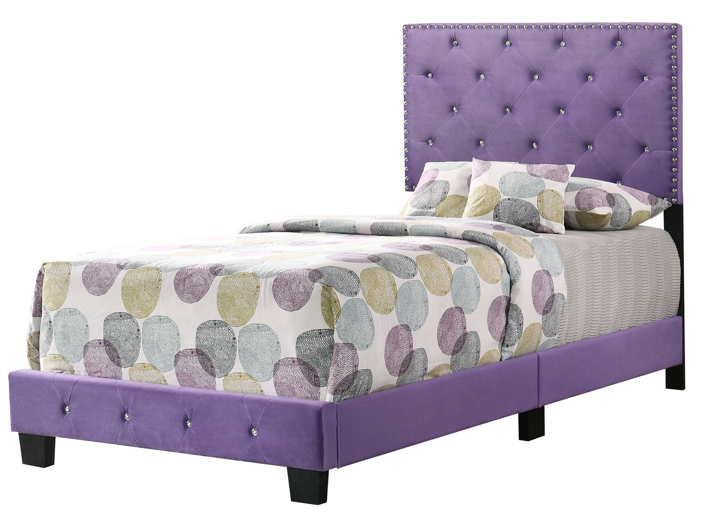 Suffolk - Twin Bed - Purple