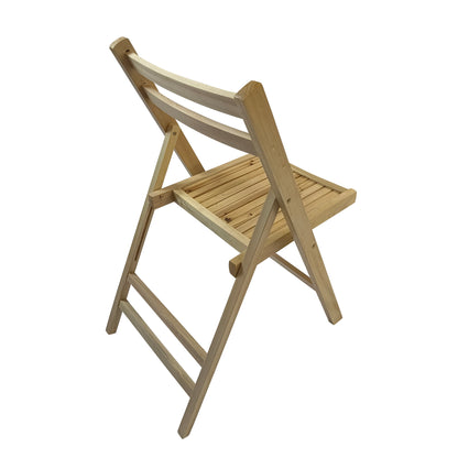 Folding Special Event Chairs, Foldable Style (Set of 4) - Wood