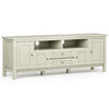 Warm Shaker - TV Media Stand - Antique White