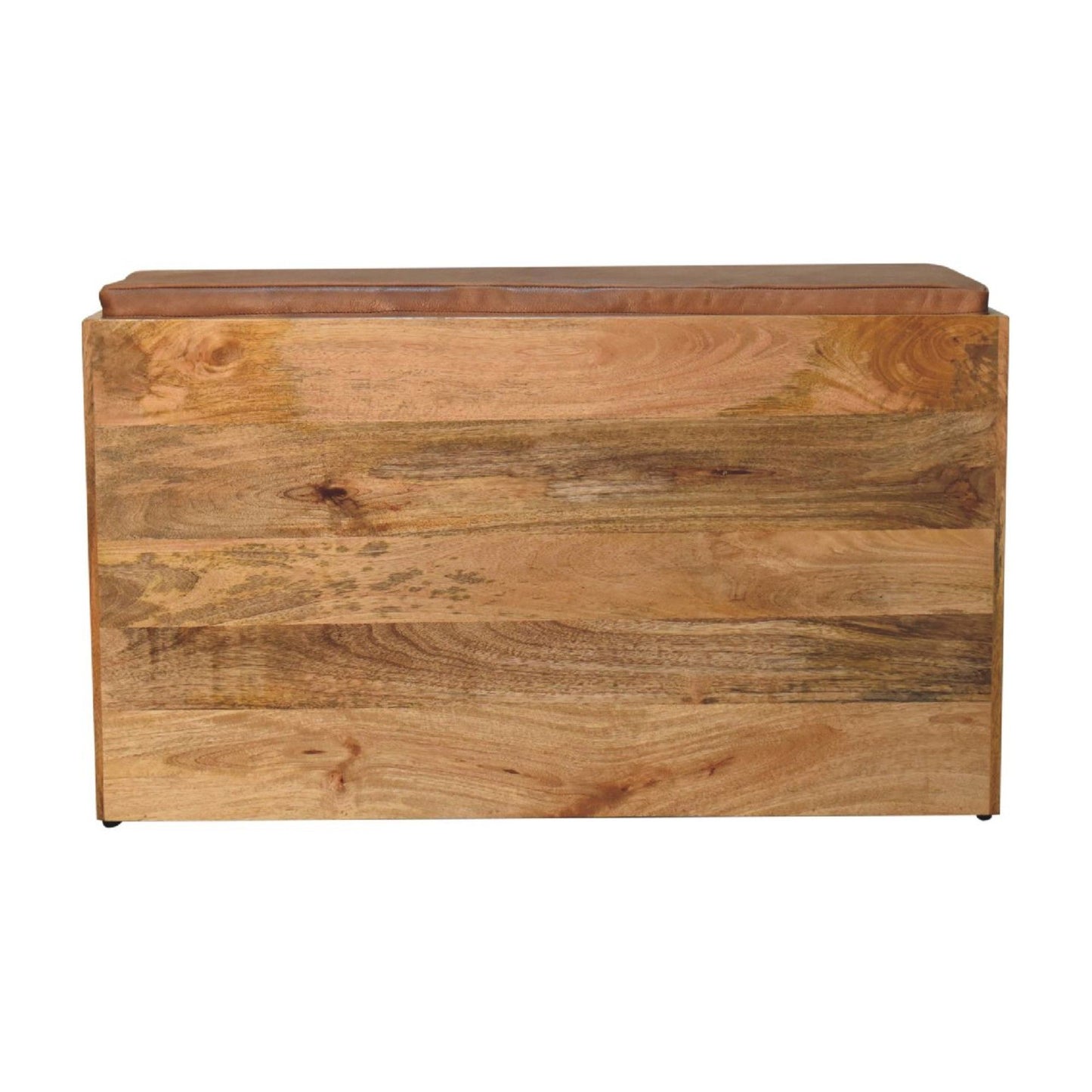 Buffalo - Hide Pull Out Shoe Storage Bench - Oak
