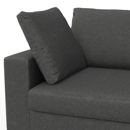 Charlie - Deep Seater Sofa - Dark Gray