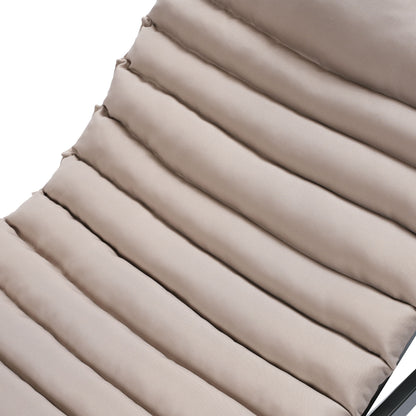 Outdoor Lounge Chair Cushion Replacement Patio Funiture Seat Cushion Chaise Lounge Cushion (Set of 2) - Khaki