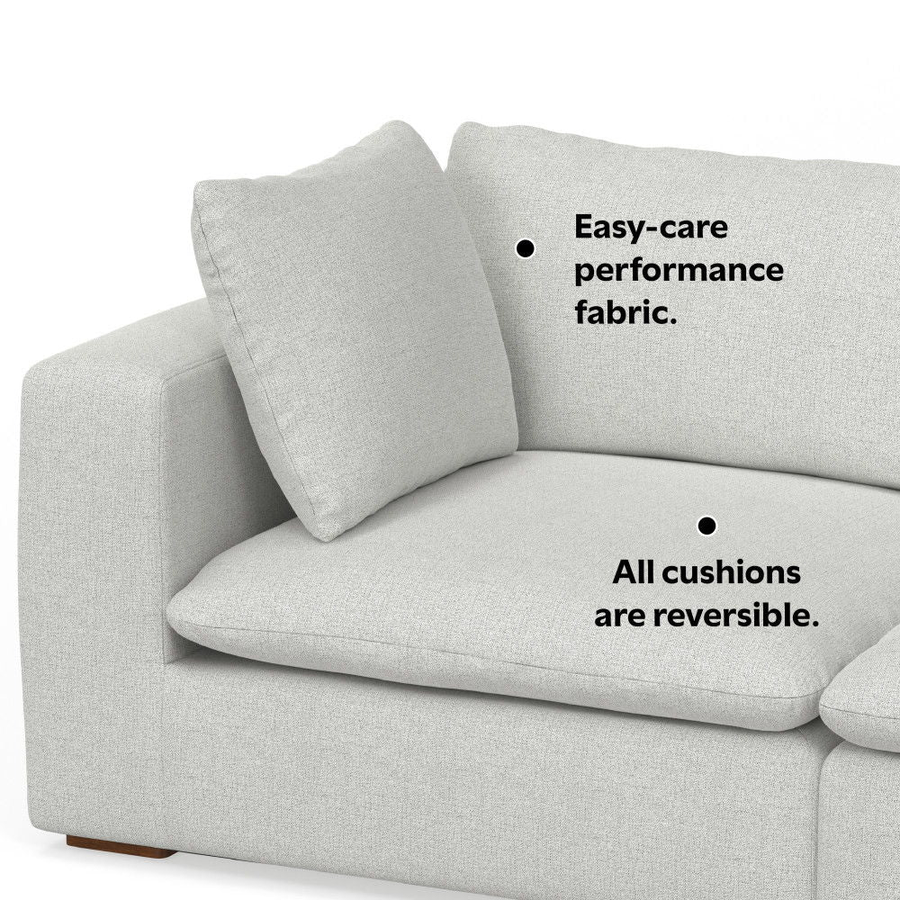 Jasmine - 2 Seater Sofa - Gray