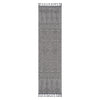 Guros - 2' X 8' Traditional Indoor / Outdoor Area Rug - Gray / White