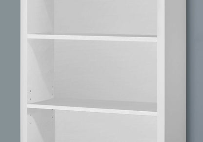 5 Tier, Bookshelf, Bookcase, Etagere, For Office, Contemporary & Modern - White