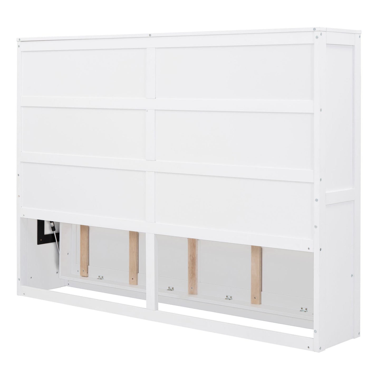 Full Size Murphy Wall Bed - White