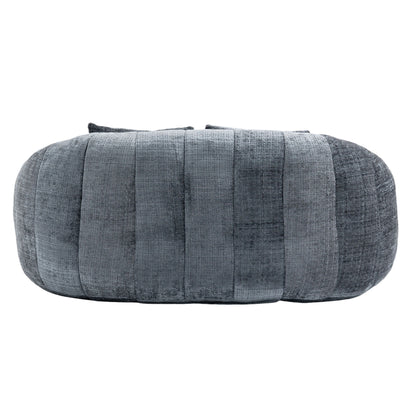 Contemporary Bean Bag Sofa Lazy Sofa Durable Comfort Lounger For Indoor & Outdoor Use - Gray